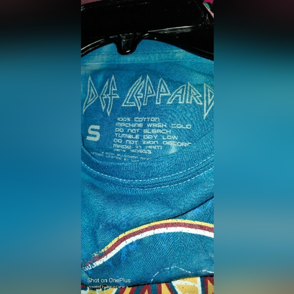 Def Leppard crop top